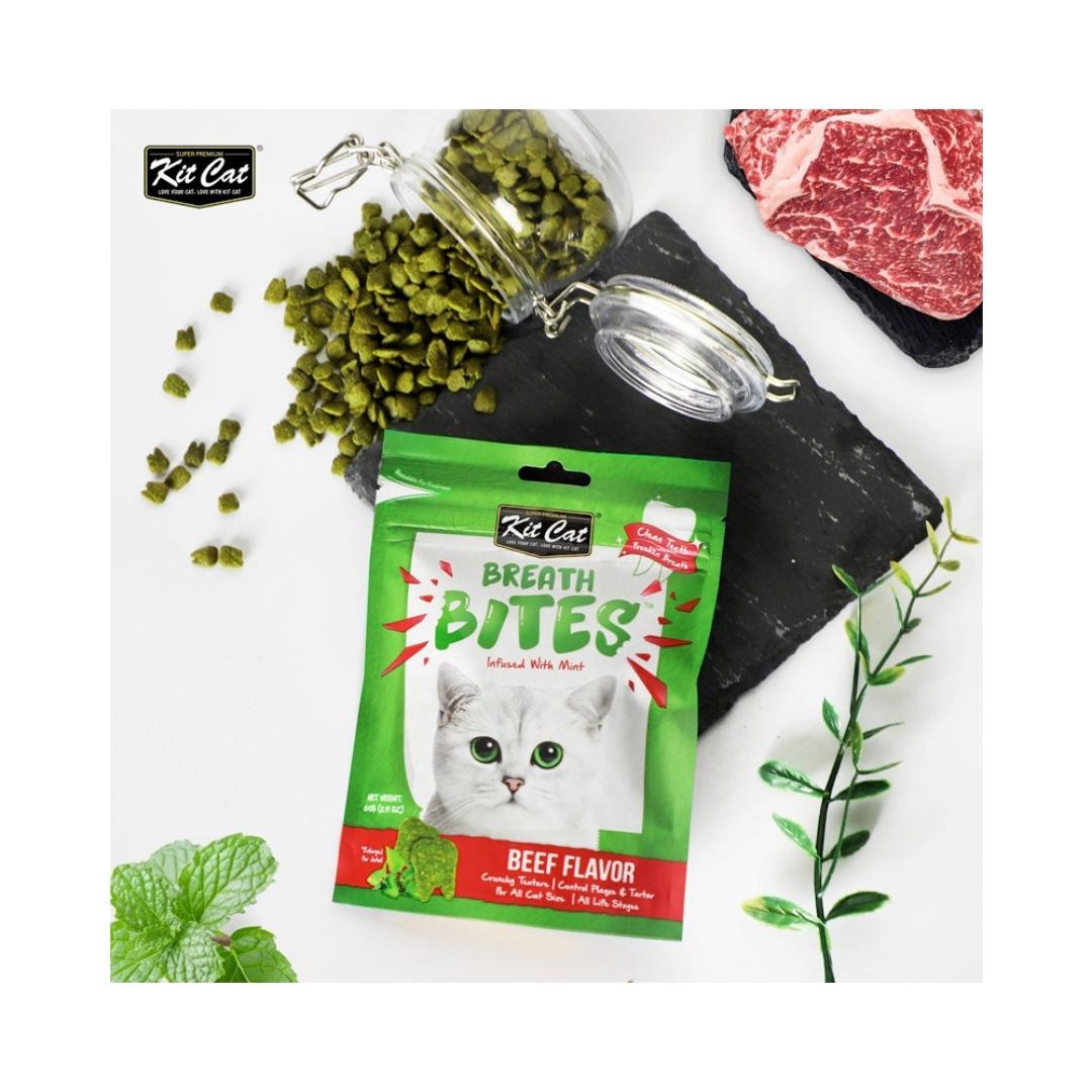 Kit Cat Breath Bites Beef Flavor 60g Petz.ae Full