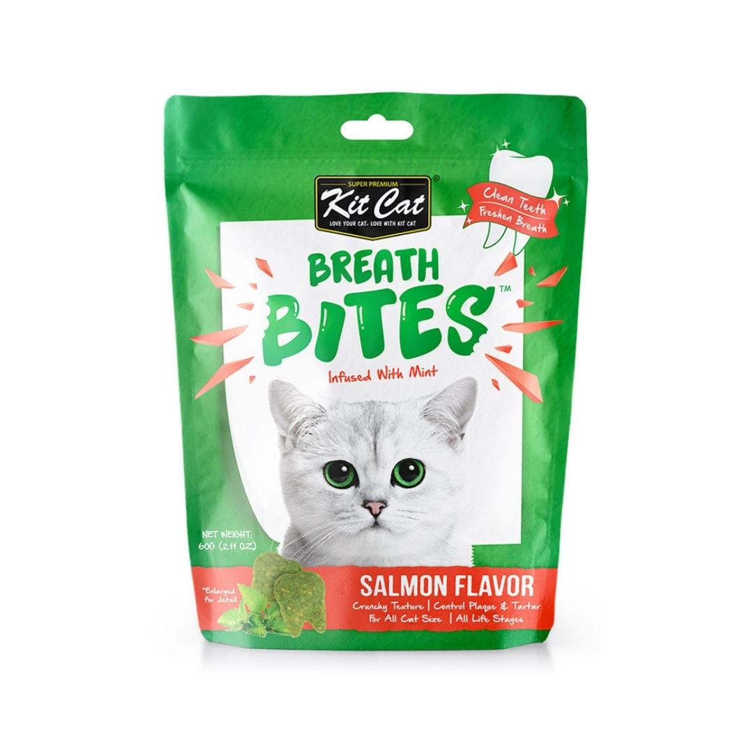 Kit Cat Breath Bites Salmon Flavor 60g Petz.ae