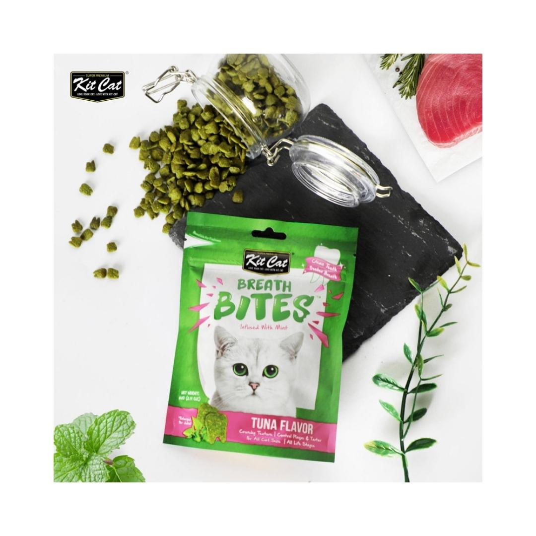 Kit Cat Breath Bites Tuna Flavor 60g Petz.ae Back