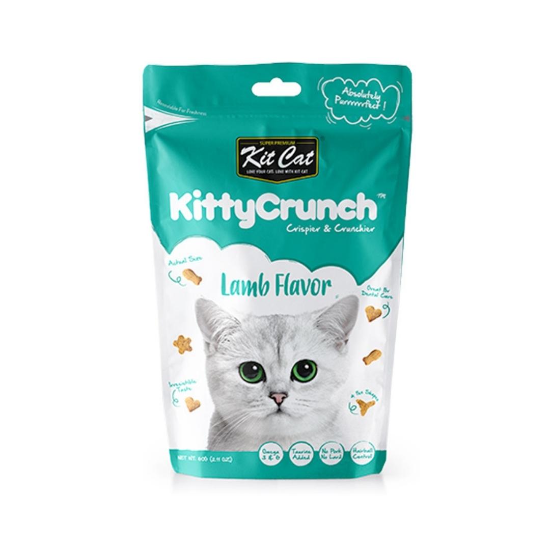 Kit Cat Kitty Crunch Lamb Flavor 60g Dubai Pet Store Petz.ae