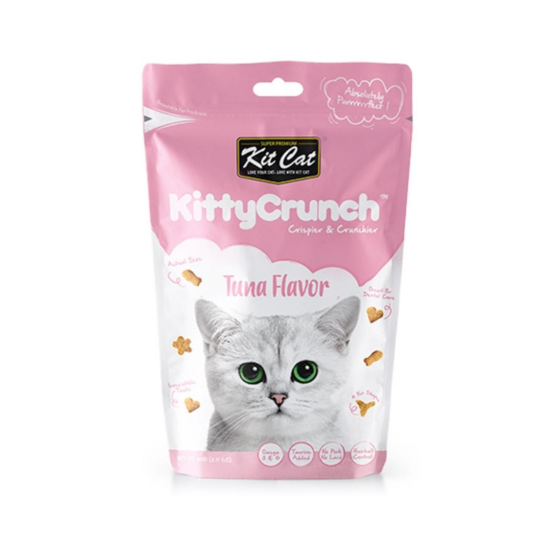 Kit Cat Kitty Crunch Tuna Flavor 60g Petz.ae Dubai Pet Store