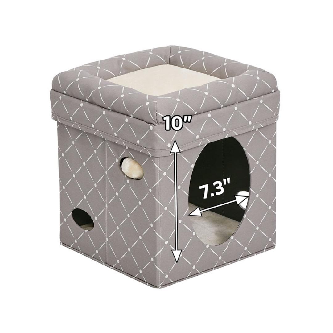 MidWest Curious Cat Cube Brown Petz.ae UAE