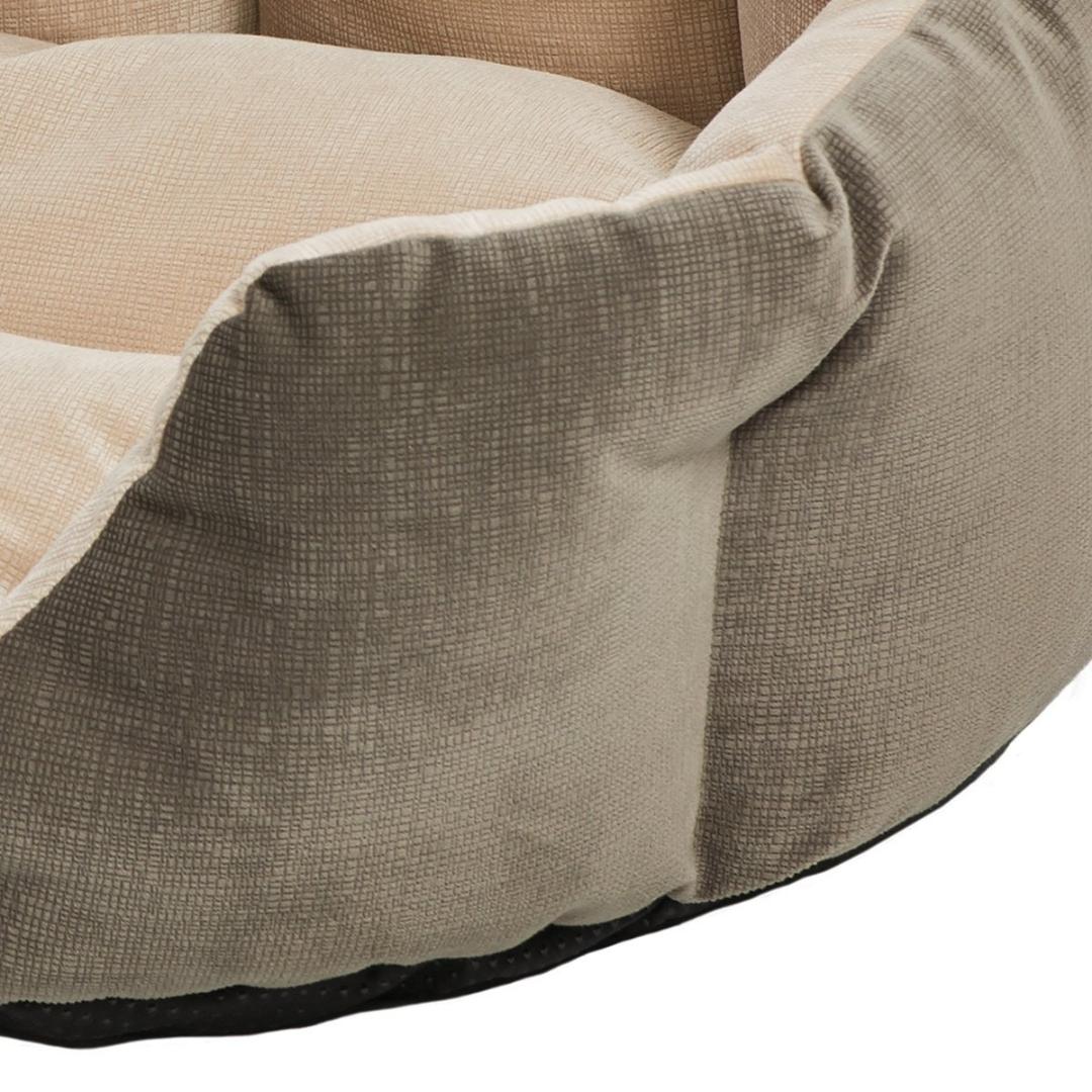 Deluxe Grey Tulip Pet Bed